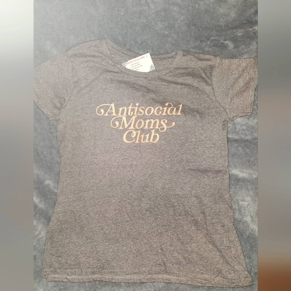 Antisocial Moms Club Super soft Bella Custom Tee NEW!!